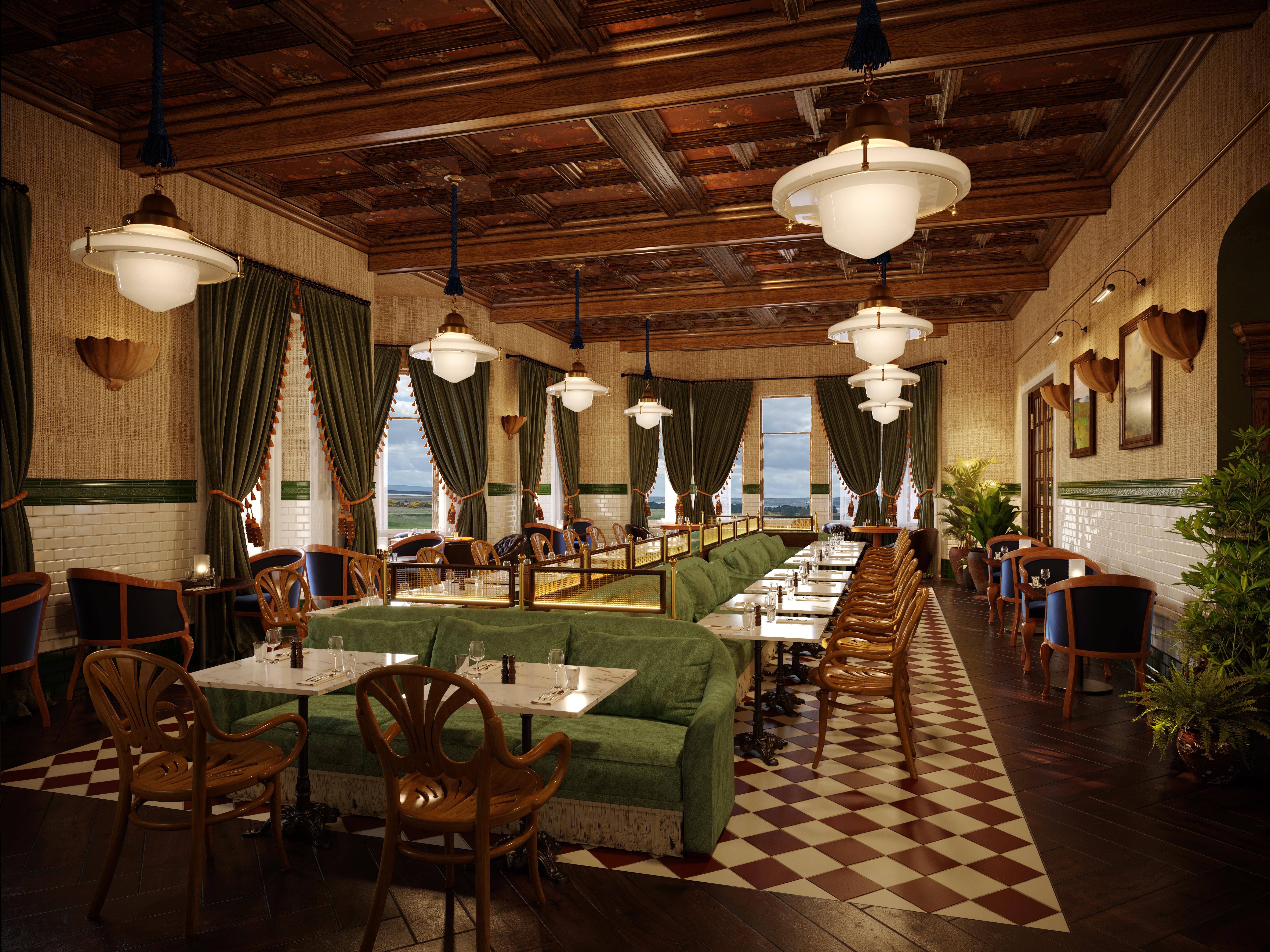 Dornoch Station Otel Dış mekan fotoğraf The interior of the restaurant