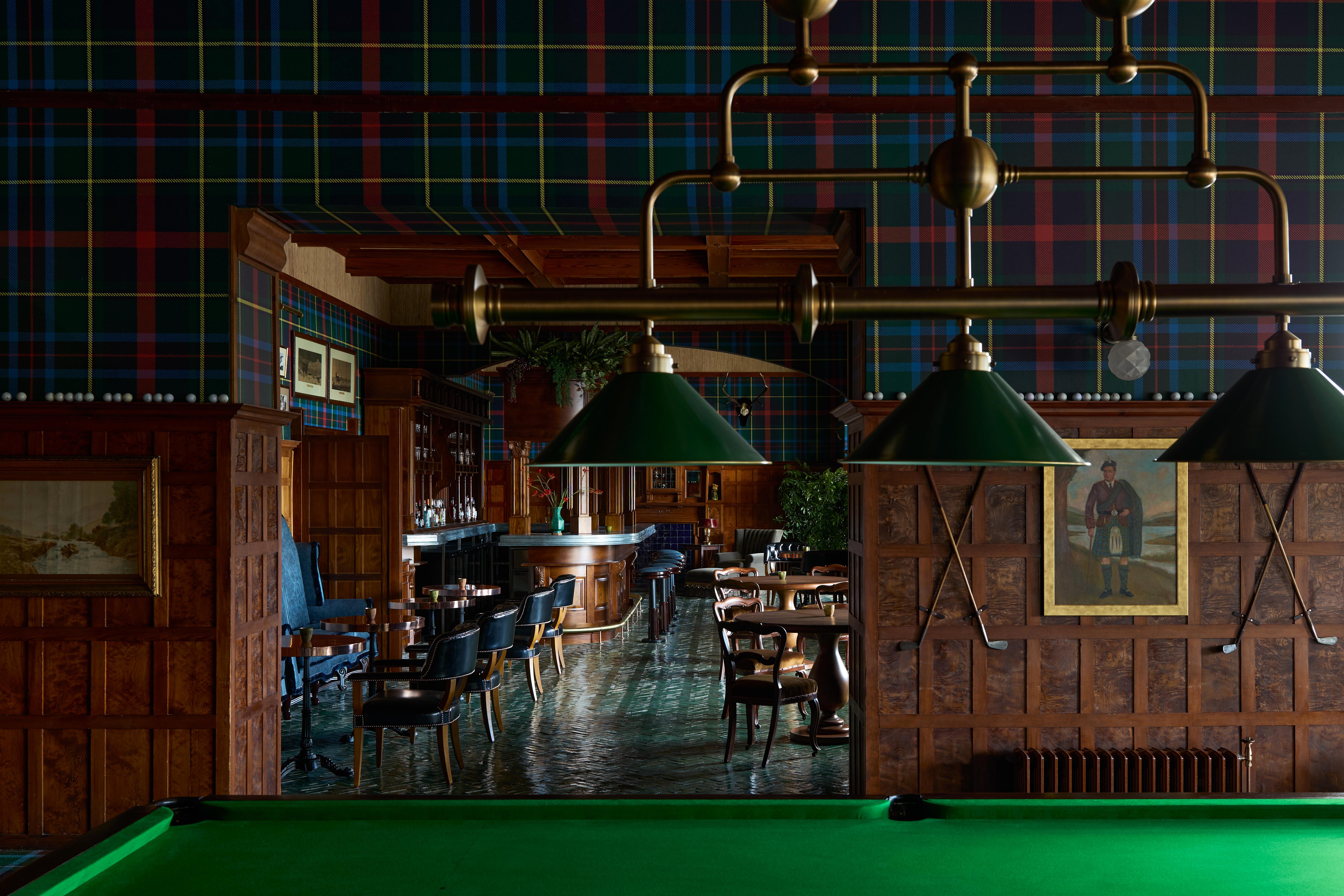 Dornoch Station Otel Dış mekan fotoğraf The Snooker Room